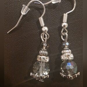 Handmade Gray Earrings